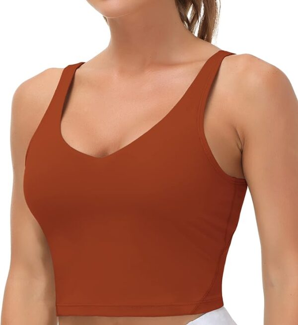 THE GYM PEOPLE Womens' Sports Bra Longline - Image 2