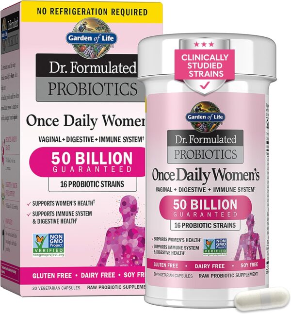 Garden of Life Once Daily Dr. Formulated Probiotics for Women