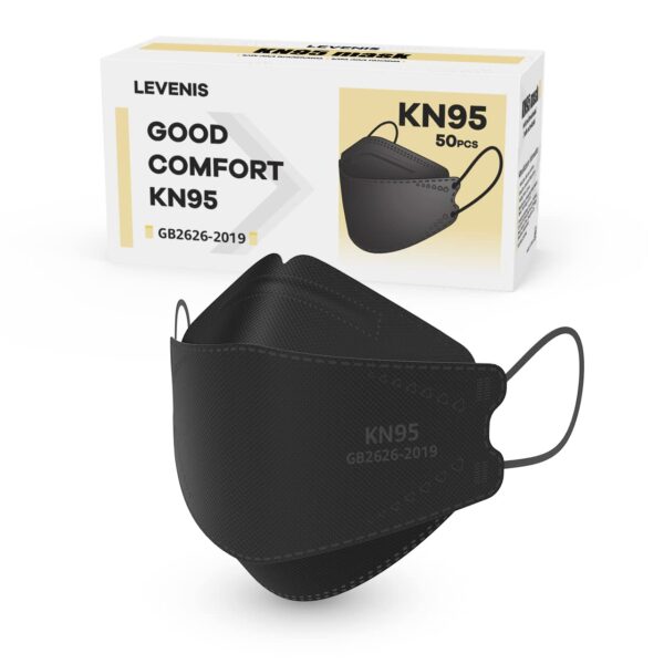 LEVENIS KN95 Face Masks 50 Pack,