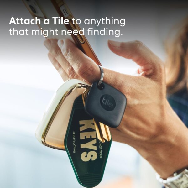 Tile Mate (2022) 1-Pack, Black. Bluetooth Tracker - Image 4