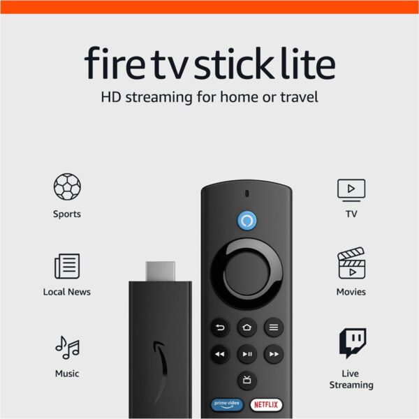 Amazon Fire TV Stick Lite, free and live TV