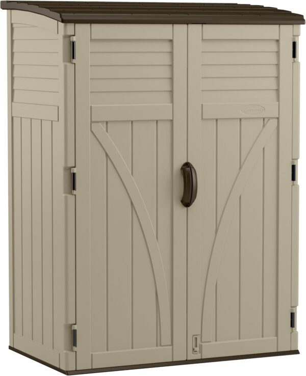 Suncast 54 Cubic Feet Vertical Storage Shed