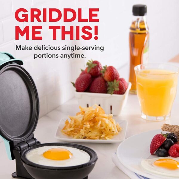 DASH Mini Maker Electric Round Griddle for Individual Pancakes - Image 3