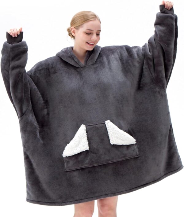 Touchat Wearable Blanket Hoodie - Image 2