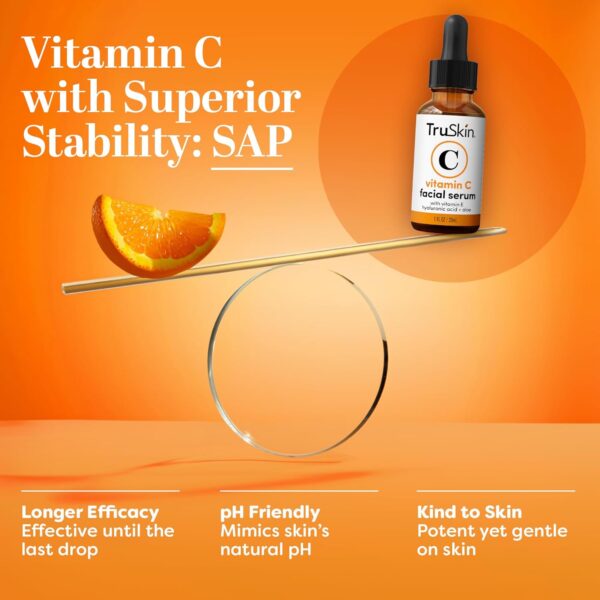 TruSkin Vitamin C Serum – Anti Aging Facial Serum with Vitamin C - Image 2