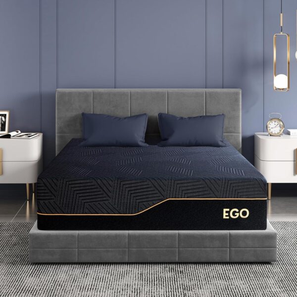 EGOHOME 14 Inch King Size Memory Foam Mattress