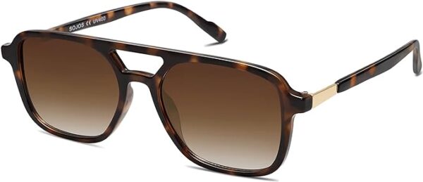 SOJOS Retro Aviator Sunglasses for Women Men